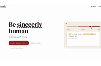 Sinceerly is een AI-tool om uw schrijven te ‘ont-AI’en
