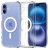 Spigen Ultra Hybrid MagFit iPhone 16 hoesje wit transparant MagSafe magnetisch TPU pc bescherming