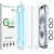 iPhone 16 (6,1″) gehard glas screenprotector set 2x met cameralensbeschermer en auto-uitlijning