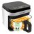 Nutrichef 8-in-1 heteluchtfriteuse 5,5L, 1200W, 200°C, timer, LED touchscreen, uitneembaar mandje, RVS